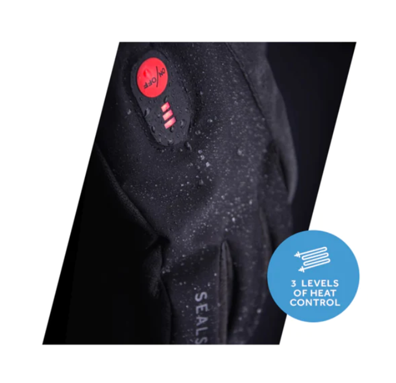 Sealskinz Upwell Waterproof Heated Cycle Glove Black-2